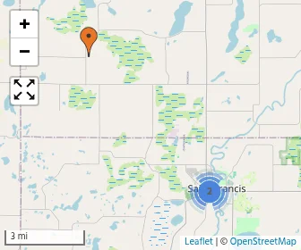 Area schools map
